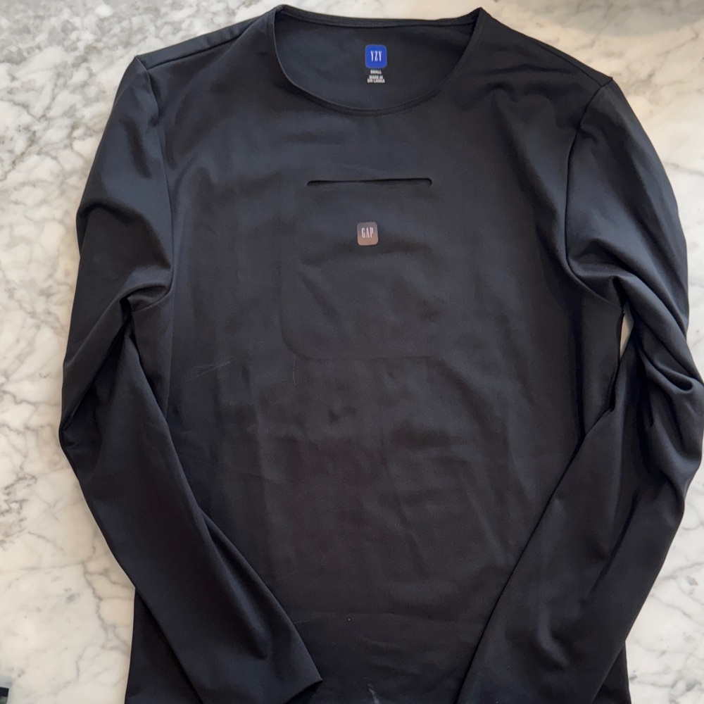 YZY GAP Black Long Sleeve Tee